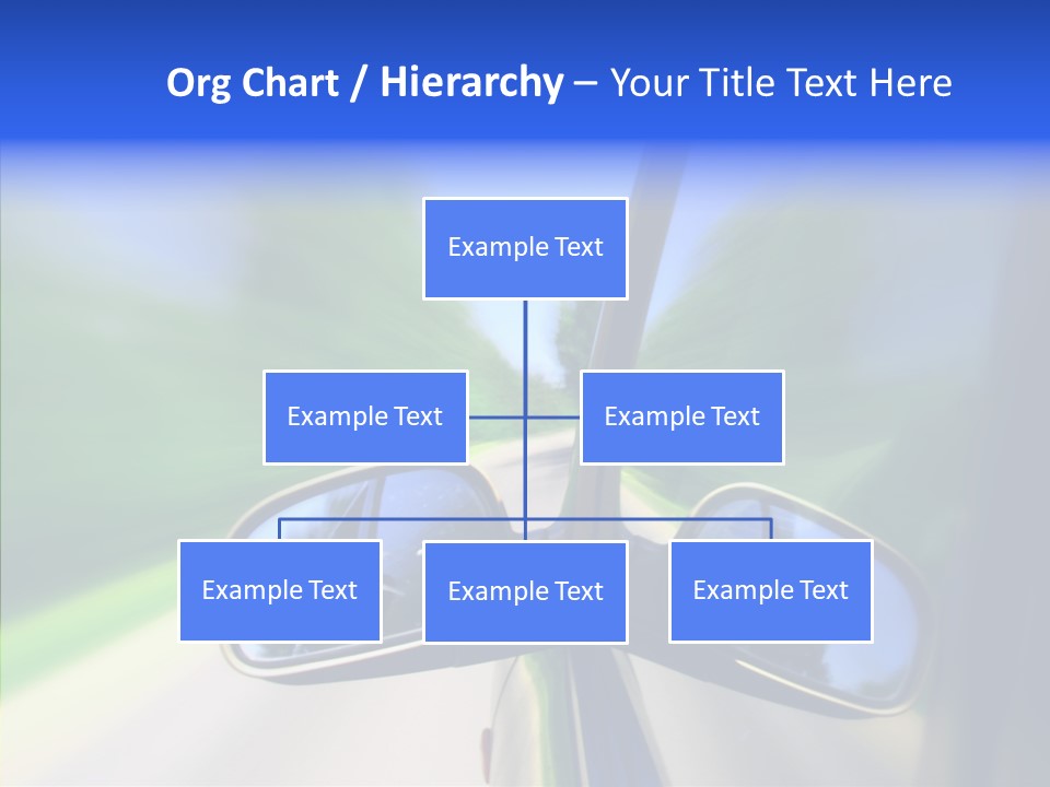 Rapid Road Movement PowerPoint Template