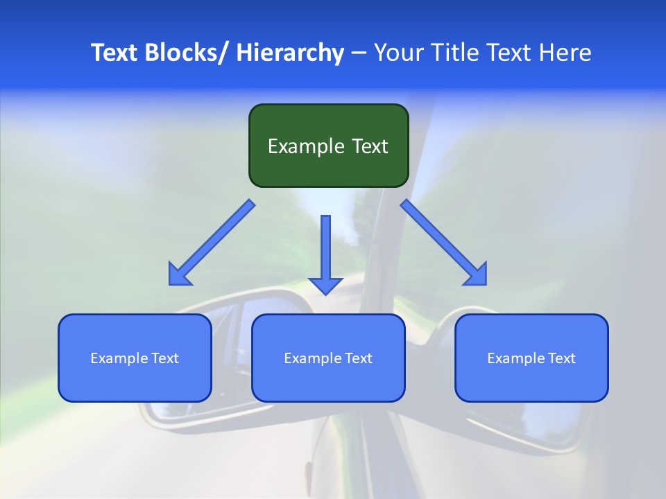 Rapid Road Movement PowerPoint Template