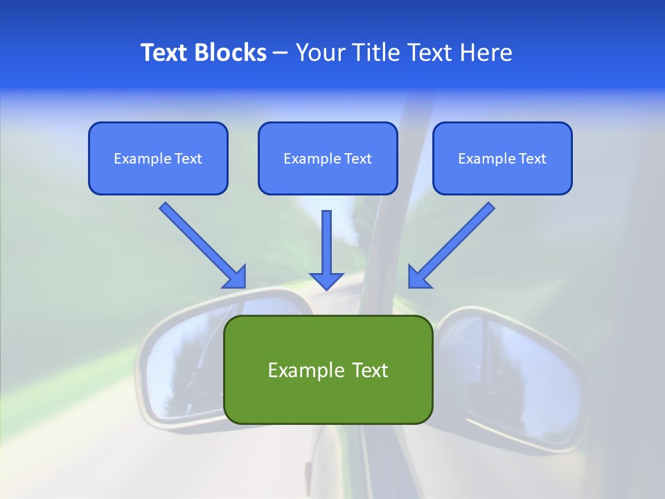 Rapid Road Movement PowerPoint Template