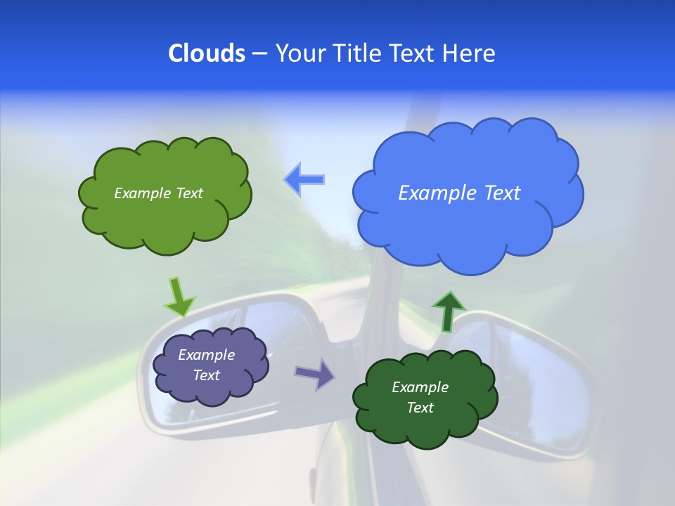 Rapid Road Movement PowerPoint Template