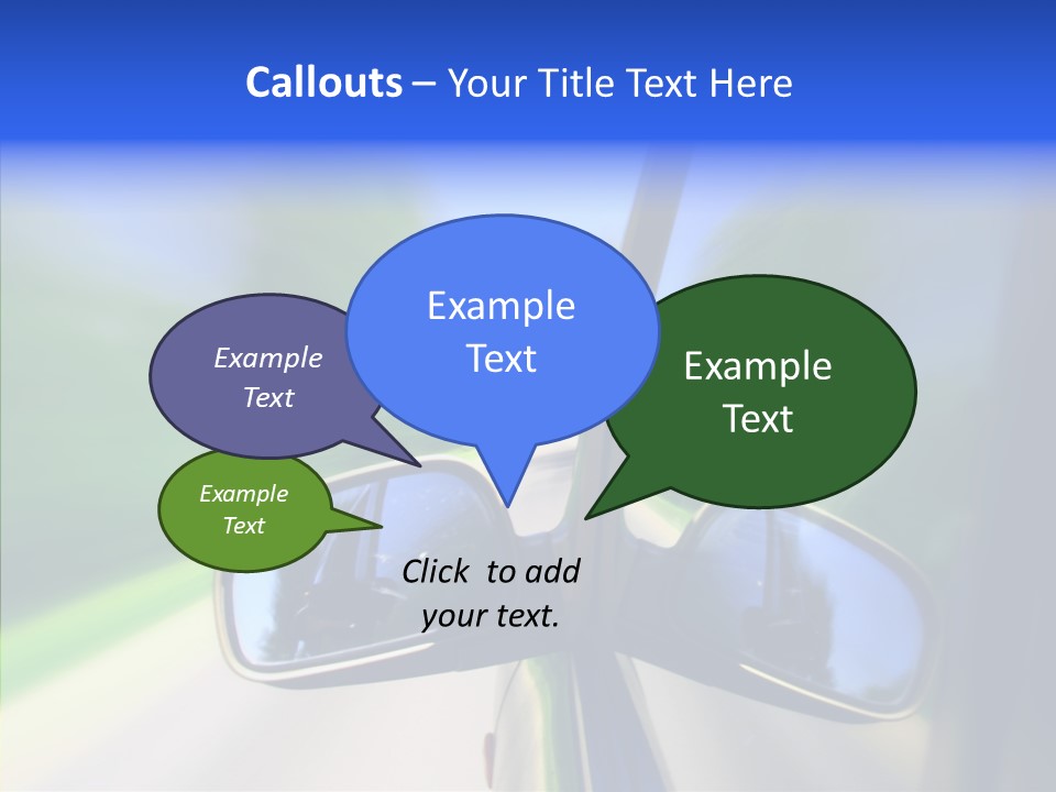 Rapid Road Movement PowerPoint Template