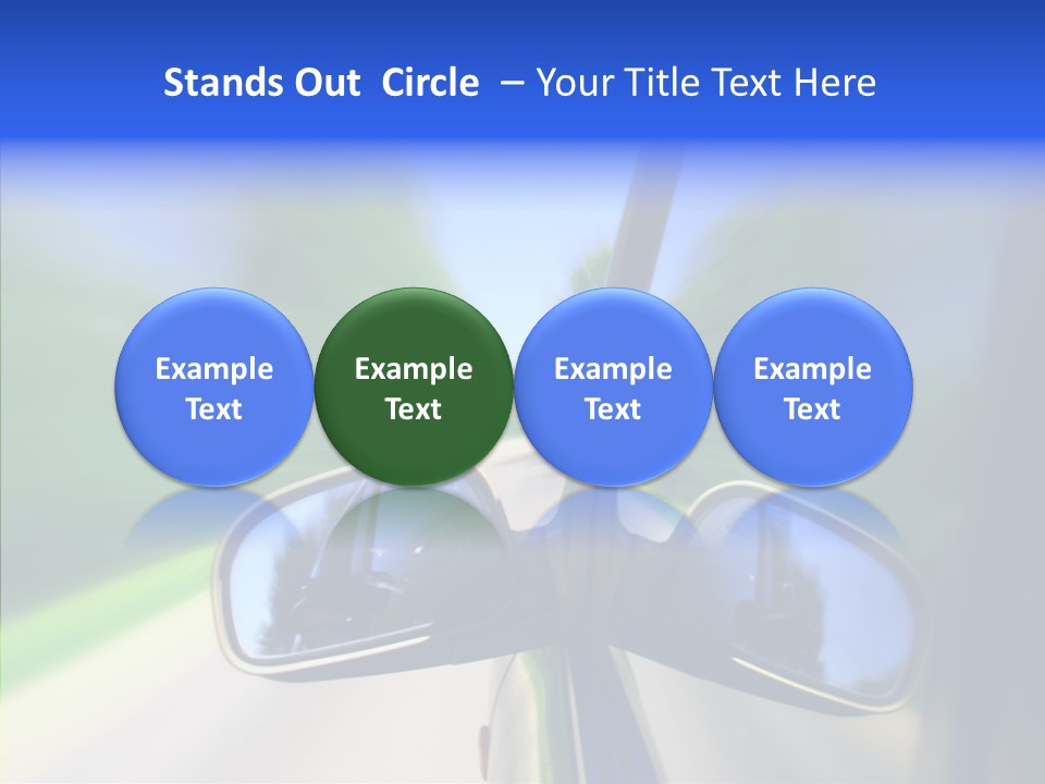 Rapid Road Movement PowerPoint Template