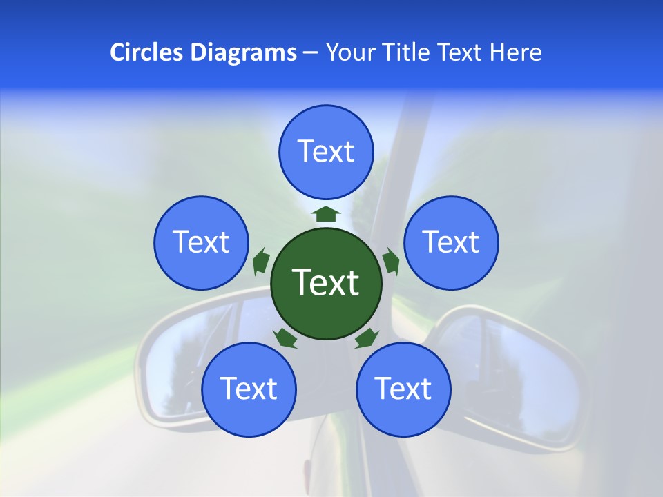 Rapid Road Movement PowerPoint Template