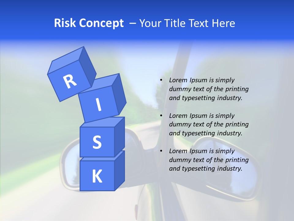 Rapid Road Movement PowerPoint Template