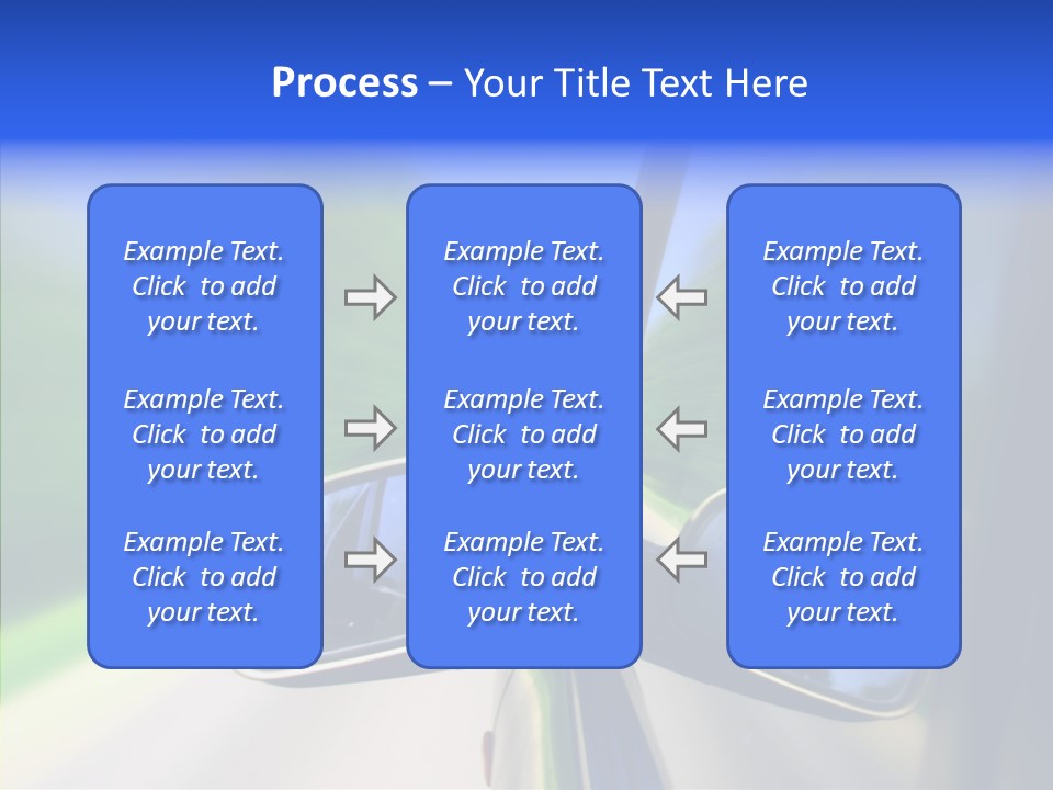 Rapid Road Movement PowerPoint Template