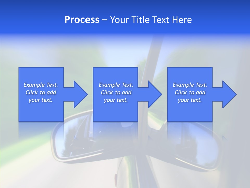 Rapid Road Movement PowerPoint Template
