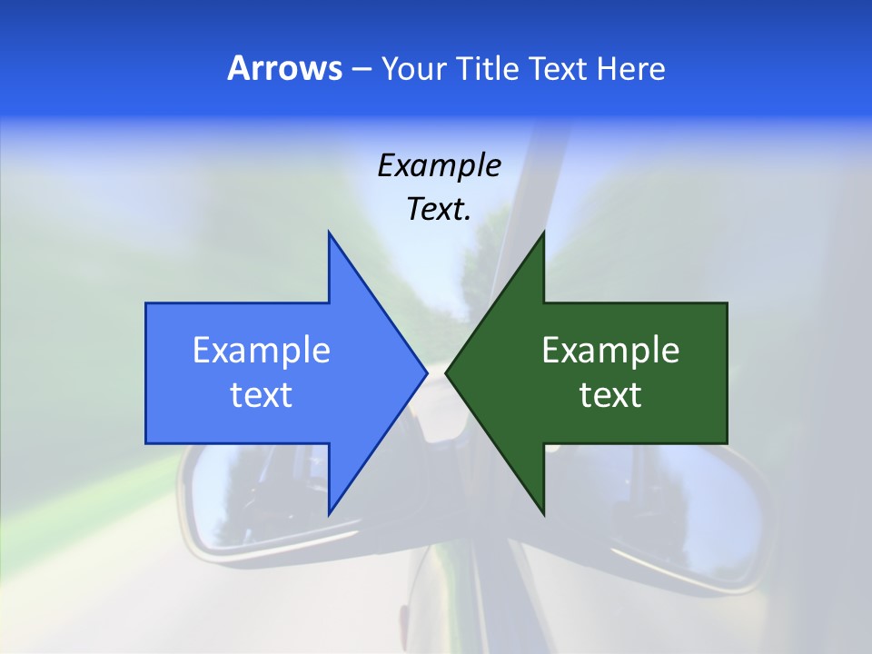 Rapid Road Movement PowerPoint Template