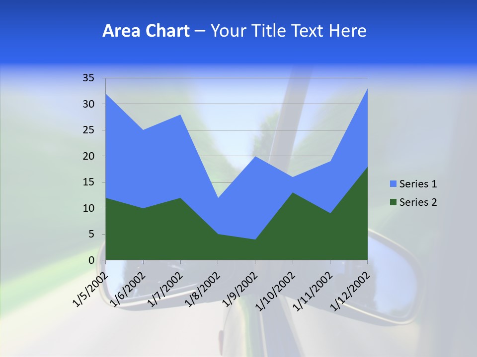 Rapid Road Movement PowerPoint Template