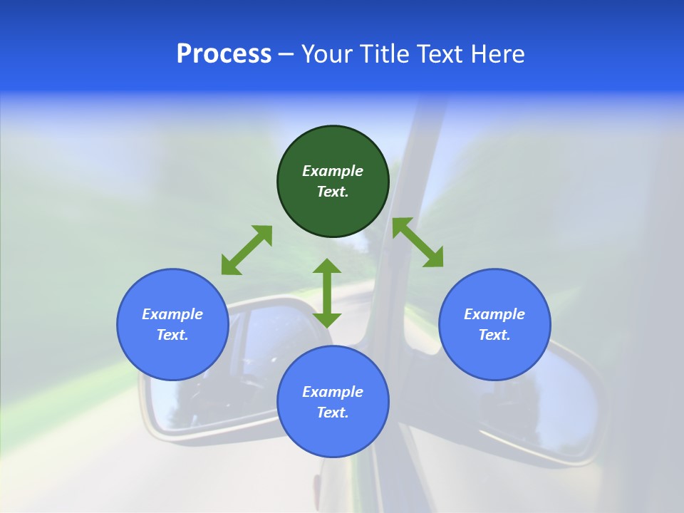 Rapid Road Movement PowerPoint Template