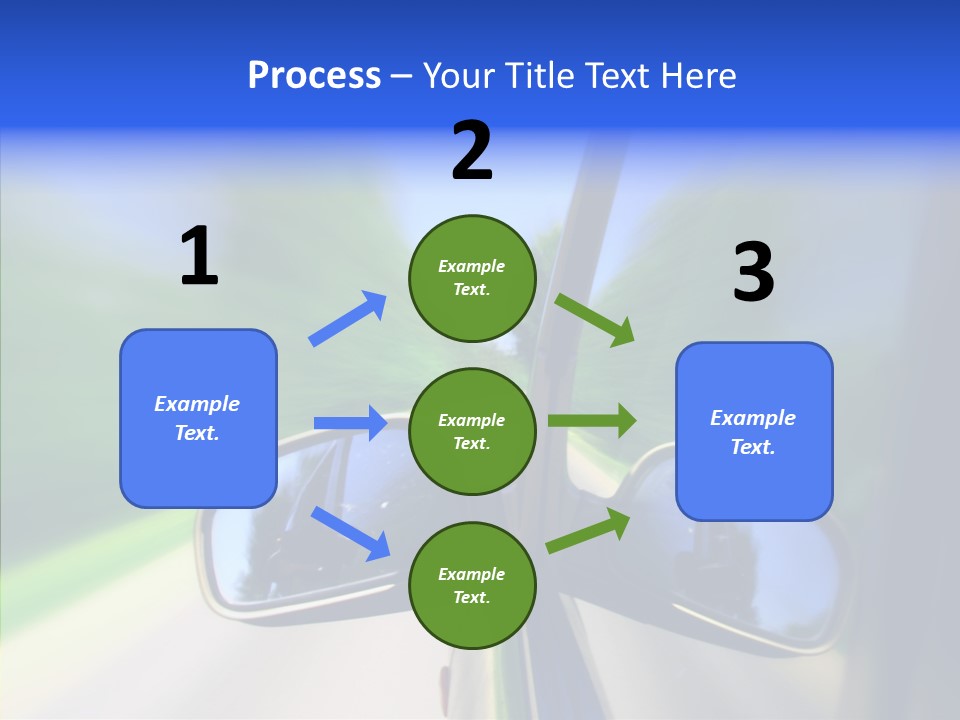 Rapid Road Movement PowerPoint Template