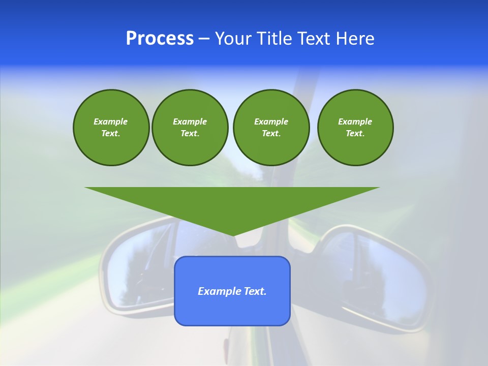 Rapid Road Movement PowerPoint Template