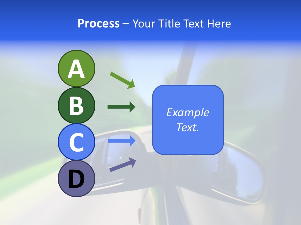 Rapid Road Movement PowerPoint Template