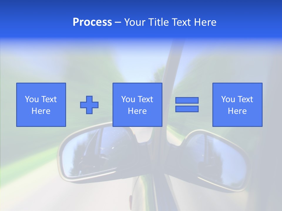 Rapid Road Movement PowerPoint Template