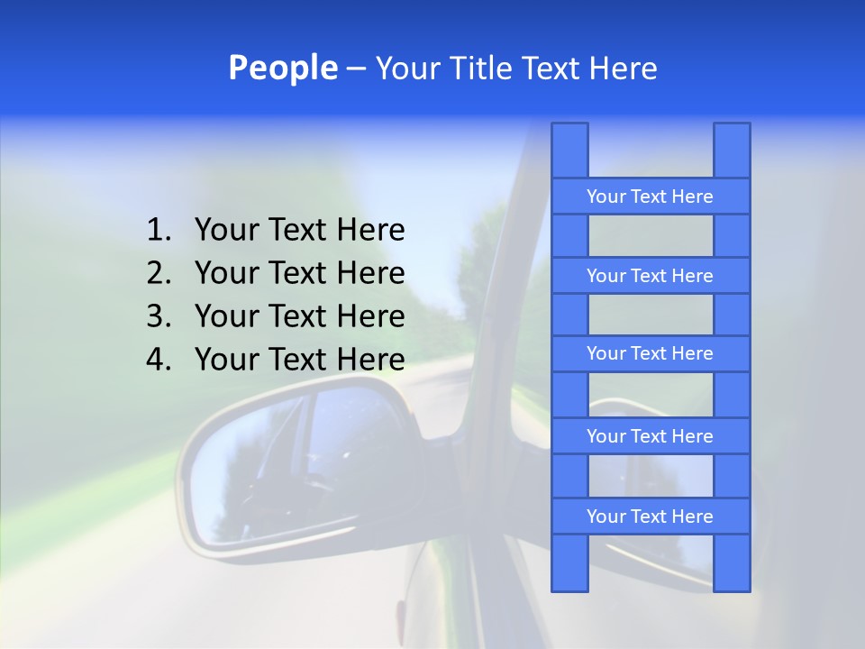 Rapid Road Movement PowerPoint Template