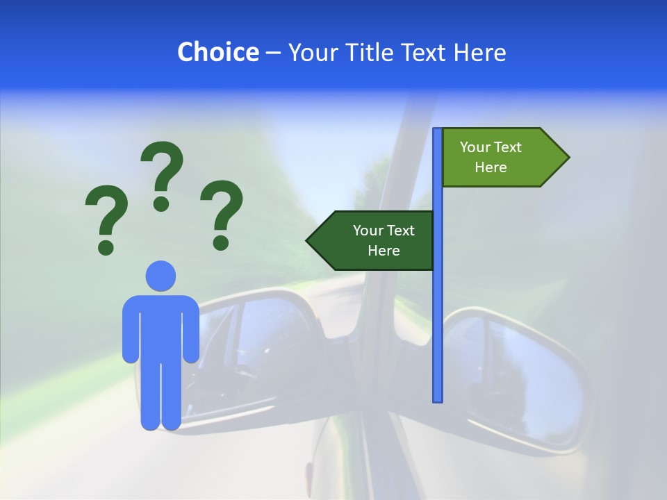 Rapid Road Movement PowerPoint Template