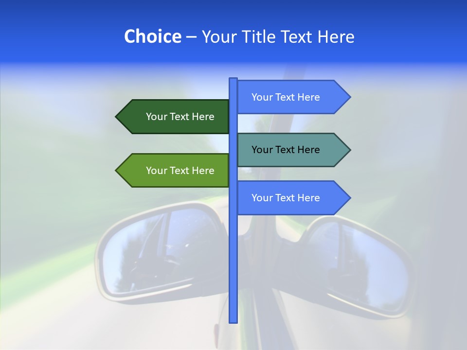 Rapid Road Movement PowerPoint Template