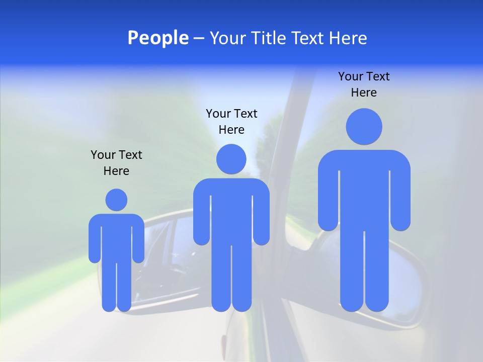 Rapid Road Movement PowerPoint Template