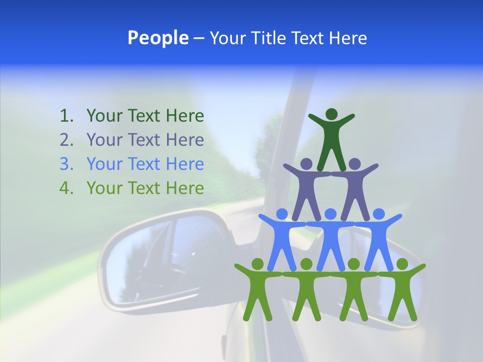 Rapid Road Movement PowerPoint Template