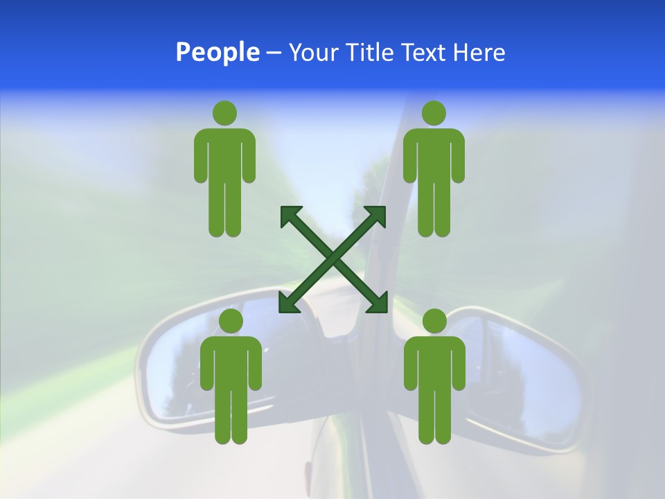 Rapid Road Movement PowerPoint Template