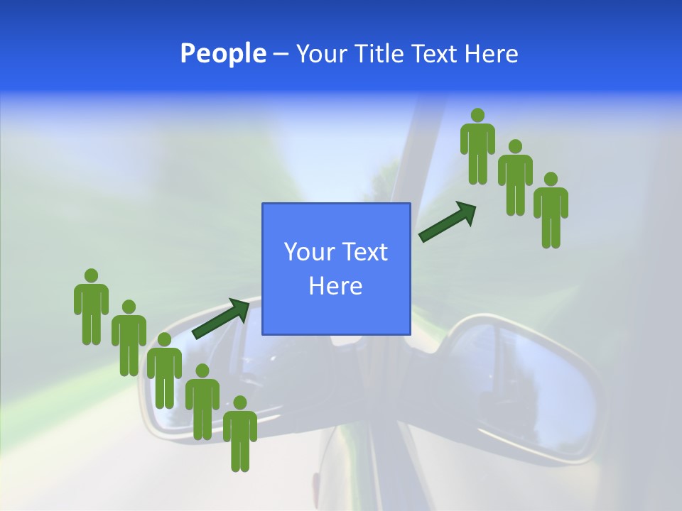 Rapid Road Movement PowerPoint Template