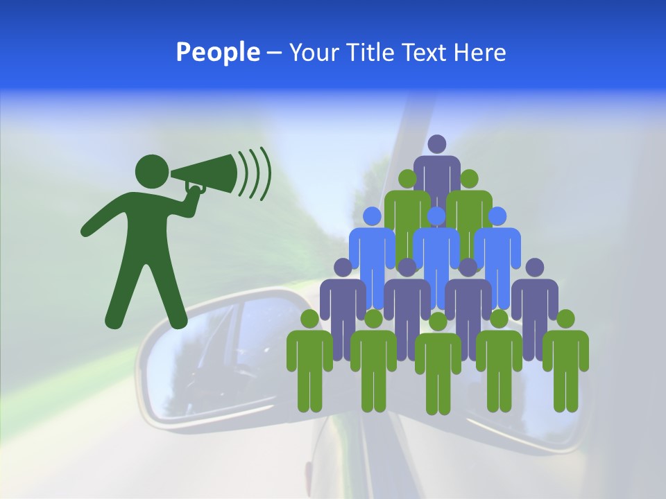 Rapid Road Movement PowerPoint Template