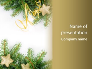 Decoration Holiday Year PowerPoint Template