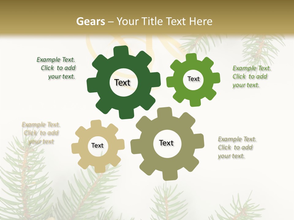 Decoration Holiday Year PowerPoint Template