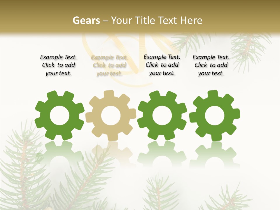 Decoration Holiday Year PowerPoint Template