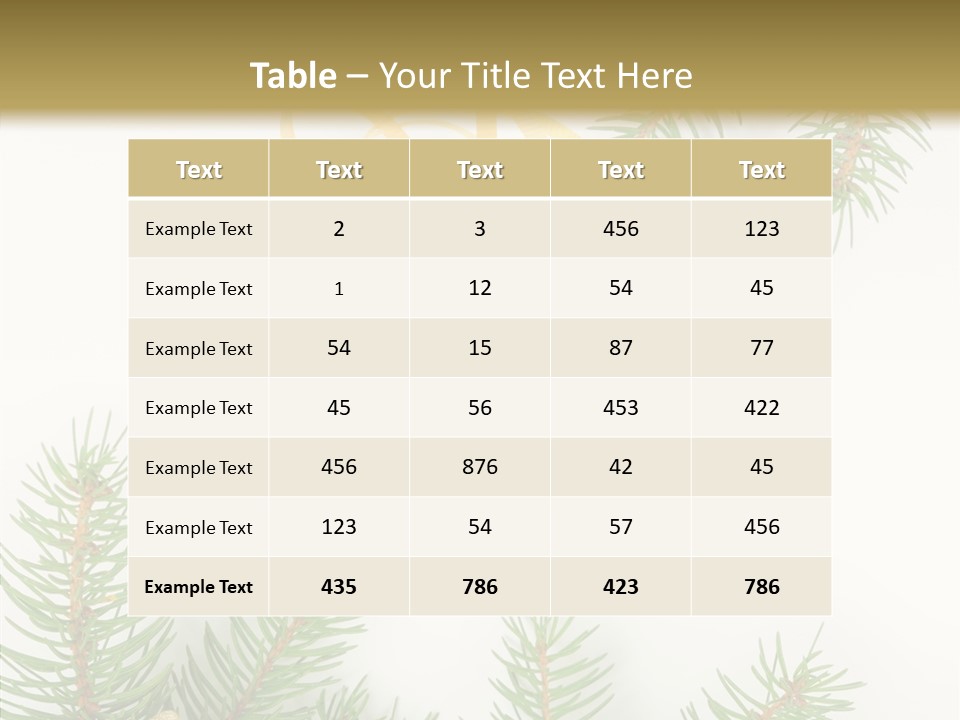 Decoration Holiday Year PowerPoint Template