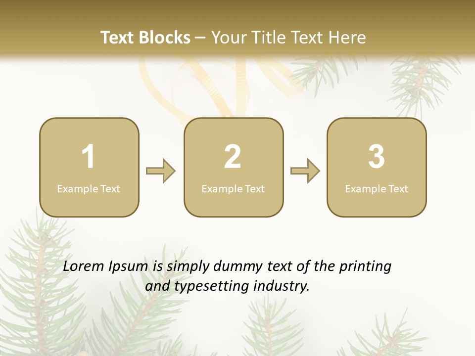 Decoration Holiday Year PowerPoint Template