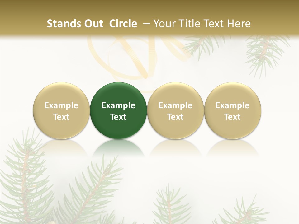 Decoration Holiday Year PowerPoint Template