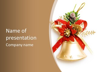 Xmas Glass Christmas PowerPoint Template