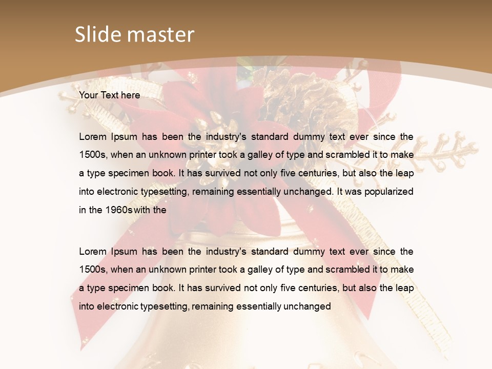 Xmas Glass Christmas PowerPoint Template