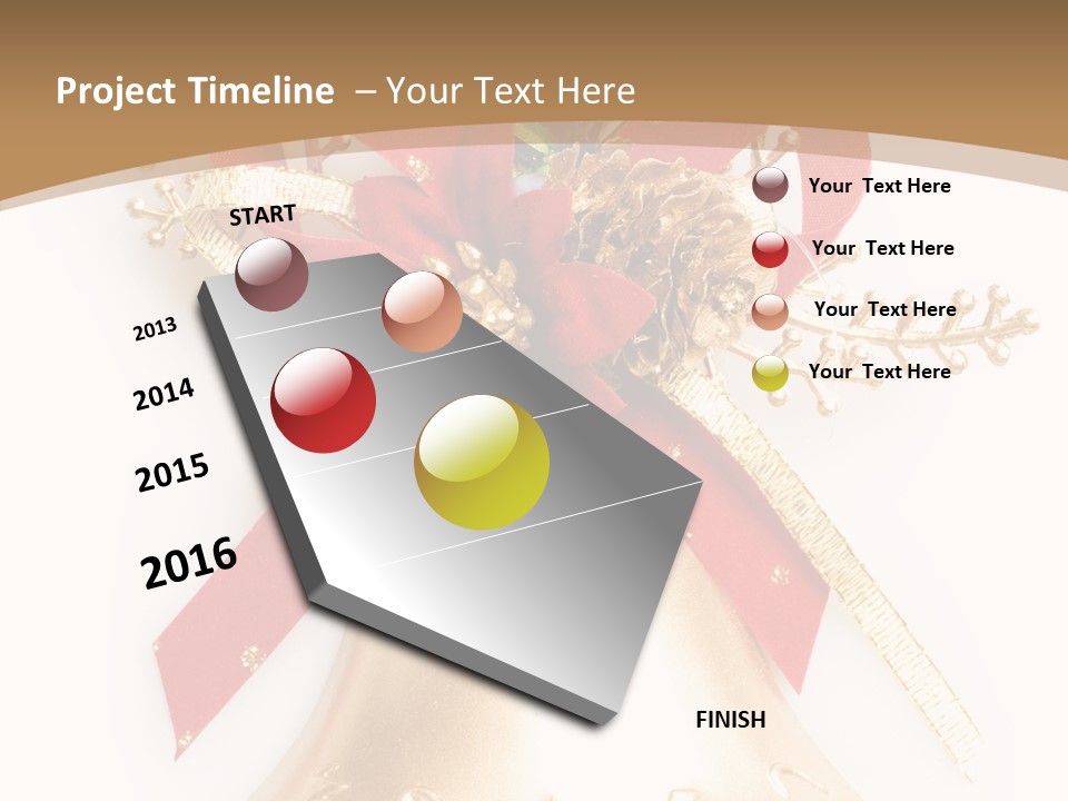 Xmas Glass Christmas PowerPoint Template