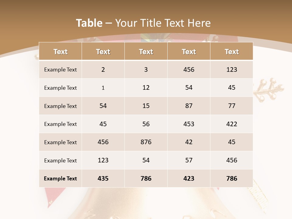 Xmas Glass Christmas PowerPoint Template