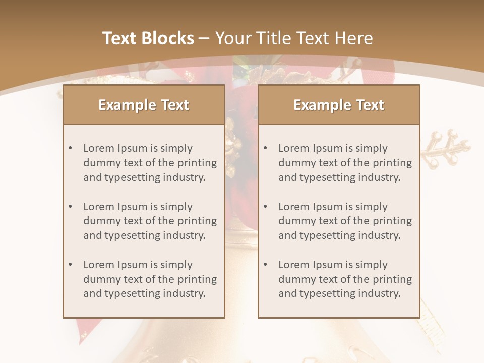 Xmas Glass Christmas PowerPoint Template