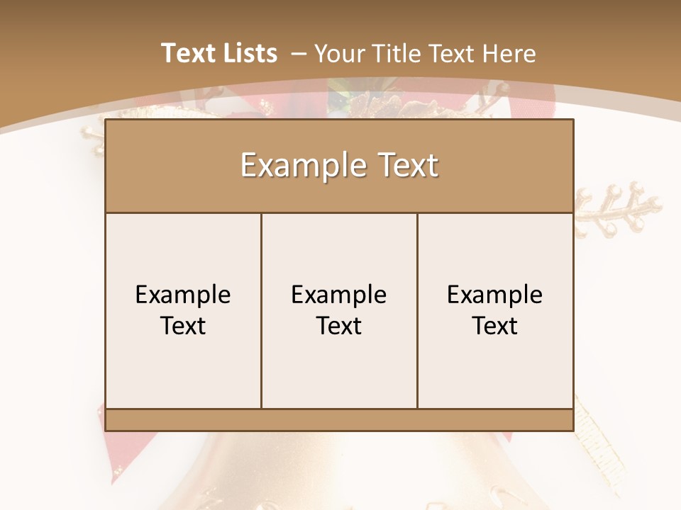 Xmas Glass Christmas PowerPoint Template