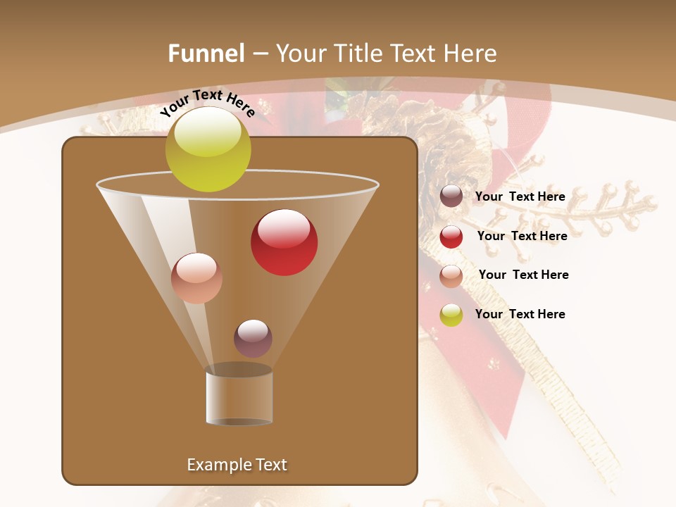 Xmas Glass Christmas PowerPoint Template