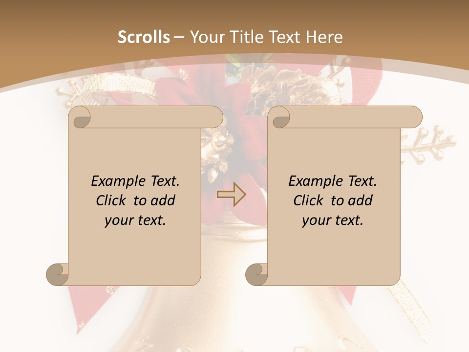 Xmas Glass Christmas PowerPoint Template
