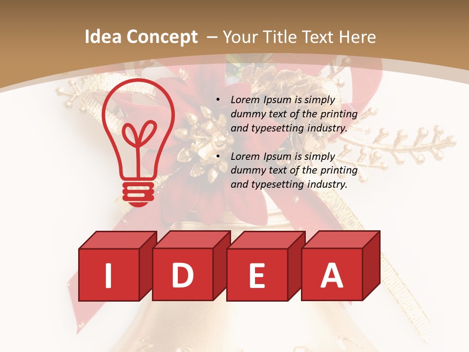 Xmas Glass Christmas PowerPoint Template