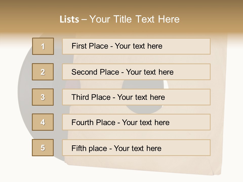 Retro Plate Detail PowerPoint Template