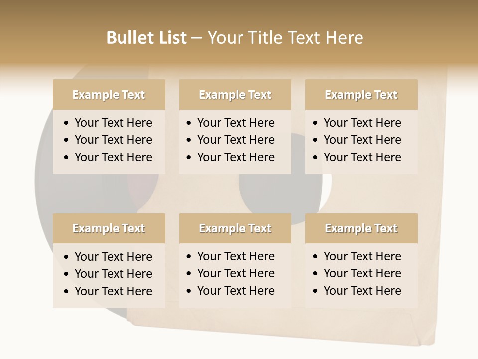 Retro Plate Detail PowerPoint Template