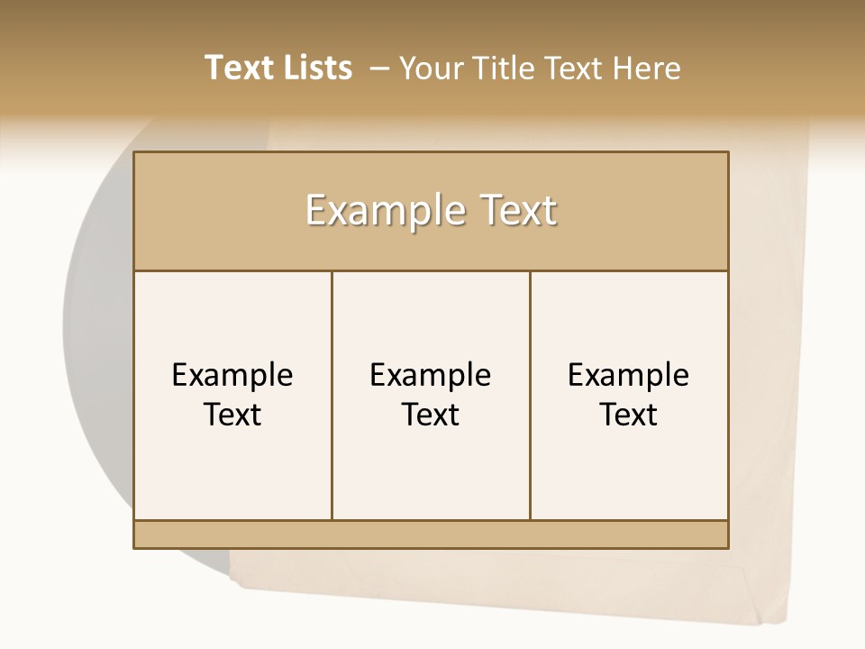Retro Plate Detail PowerPoint Template