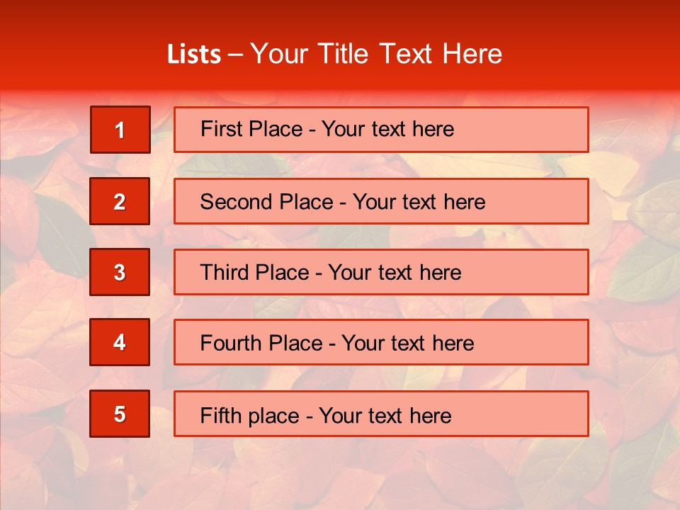 Changes Stem Top PowerPoint Template