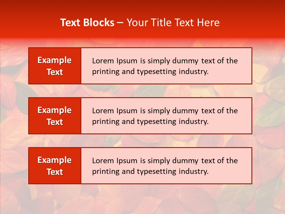 Changes Stem Top PowerPoint Template