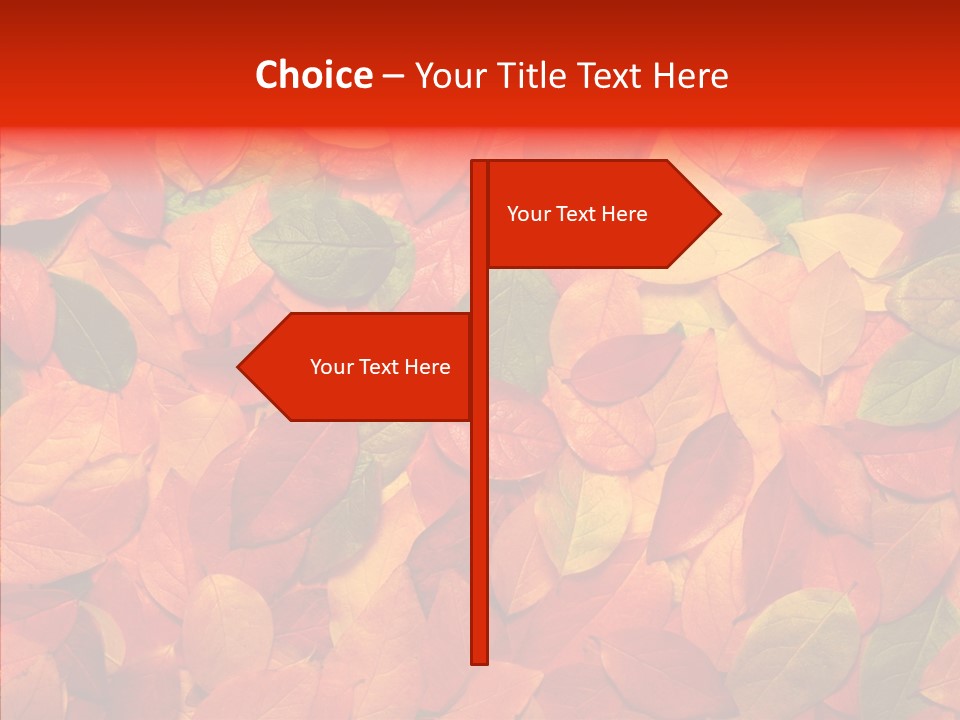 Changes Stem Top PowerPoint Template