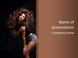 Music Movement Blue PowerPoint Template