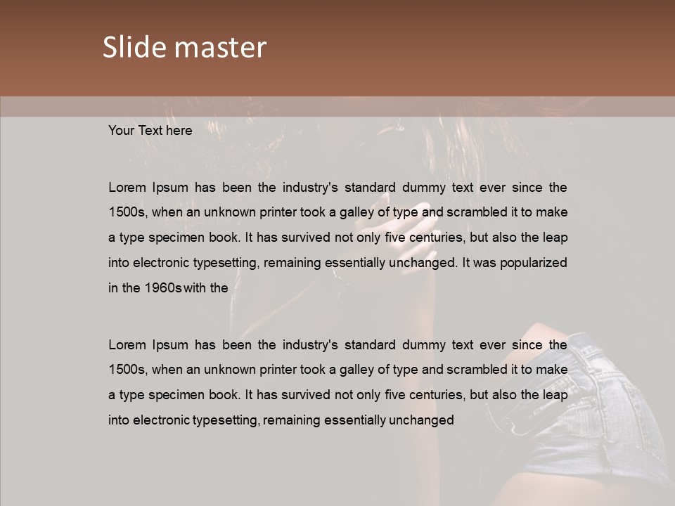 Music Movement Blue PowerPoint Template