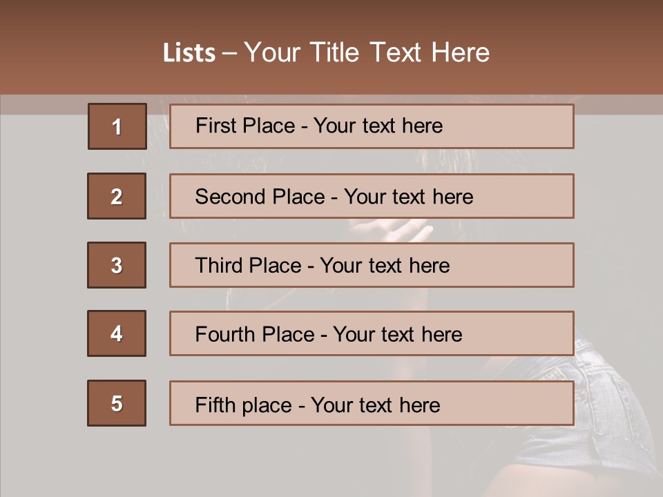 Music Movement Blue PowerPoint Template