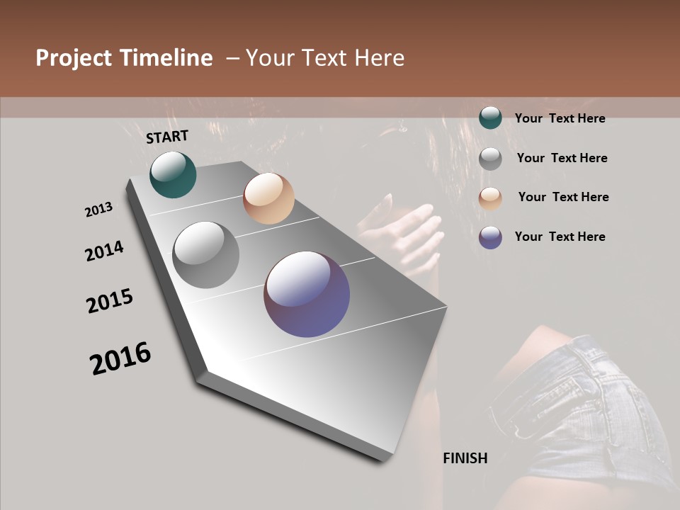 Music Movement Blue PowerPoint Template